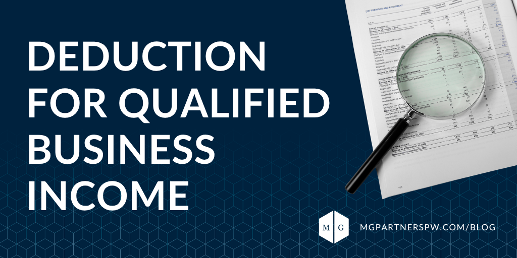 Deduction for Qualified Business Income