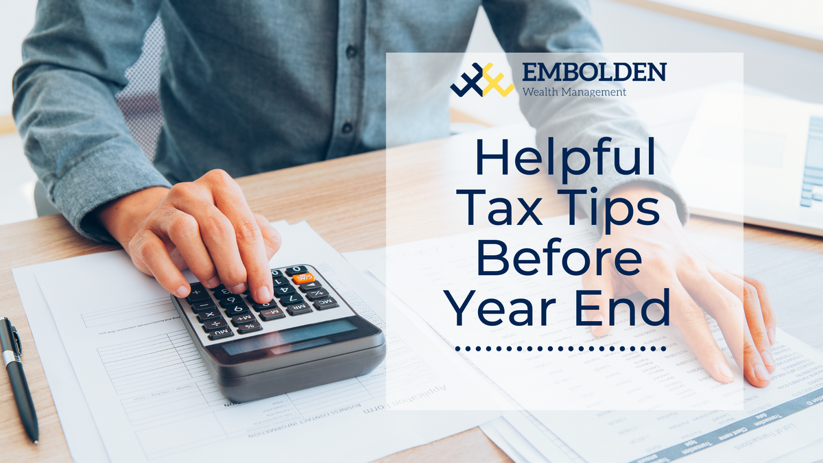 Helpful Tax Tips before Year End