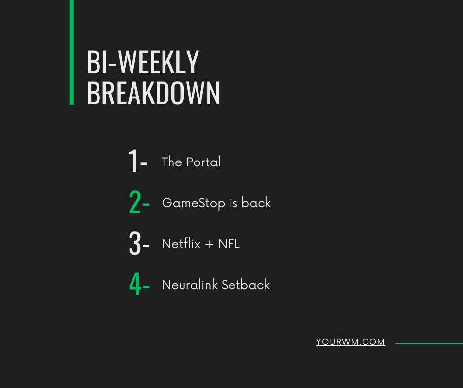 BWB: The Portal, Meme Stocks, & the NFL
