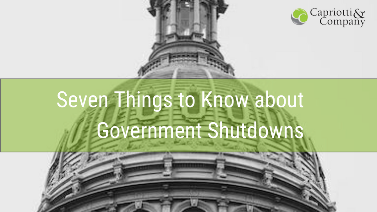 Seven Things to Know about Government Shutdowns