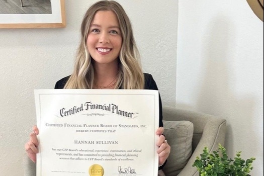 Hannah passes CFP® exam!