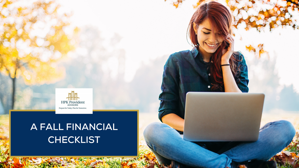 A Fall Financial Checklist