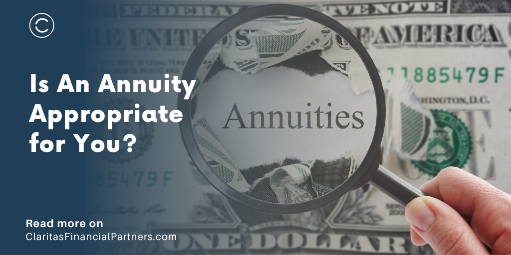 Is An Annuity Appropriate for You?