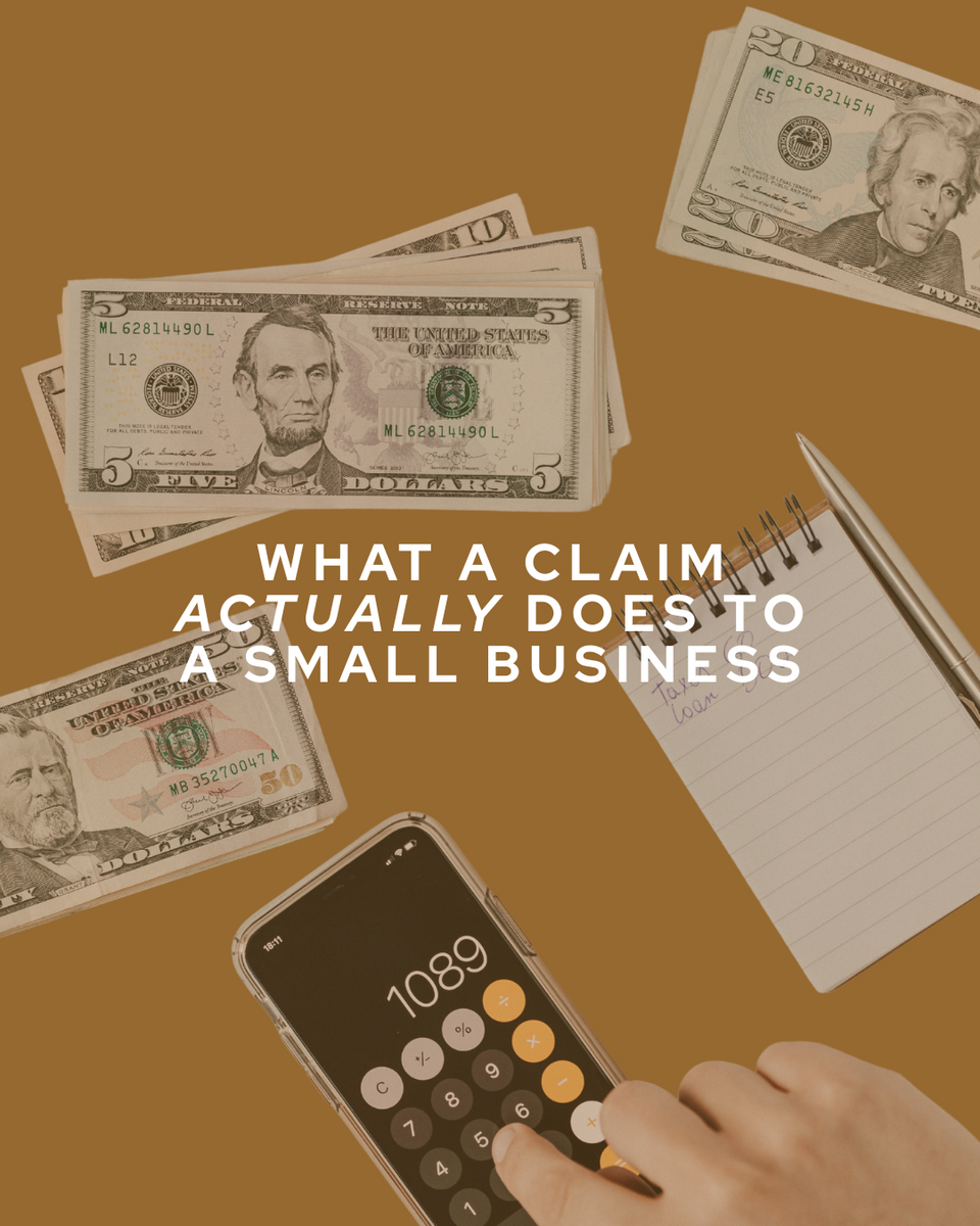 What a Claim Actually Does to a Small Business