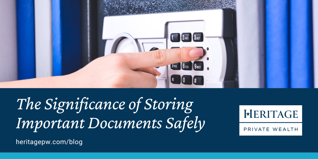 The Significance of Storing Important Documents Safely