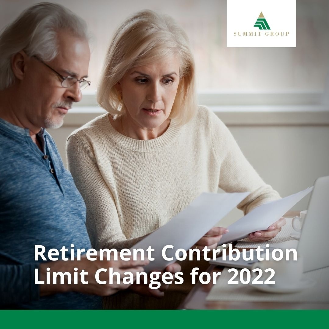 Retirement Contribution Limit Changes for 2022