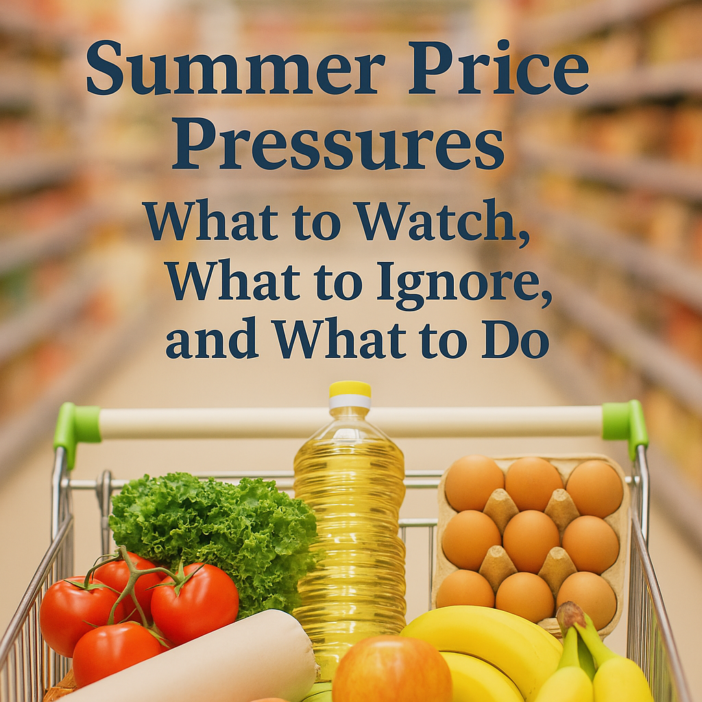 Summer Price Pressures: What to Watch, What to Ignore, and What to Do