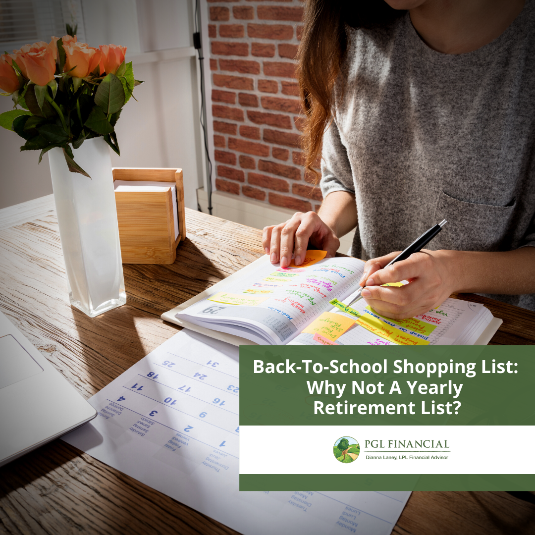 Back-To-School Shopping List: Why Not A Yearly Retirement List?
