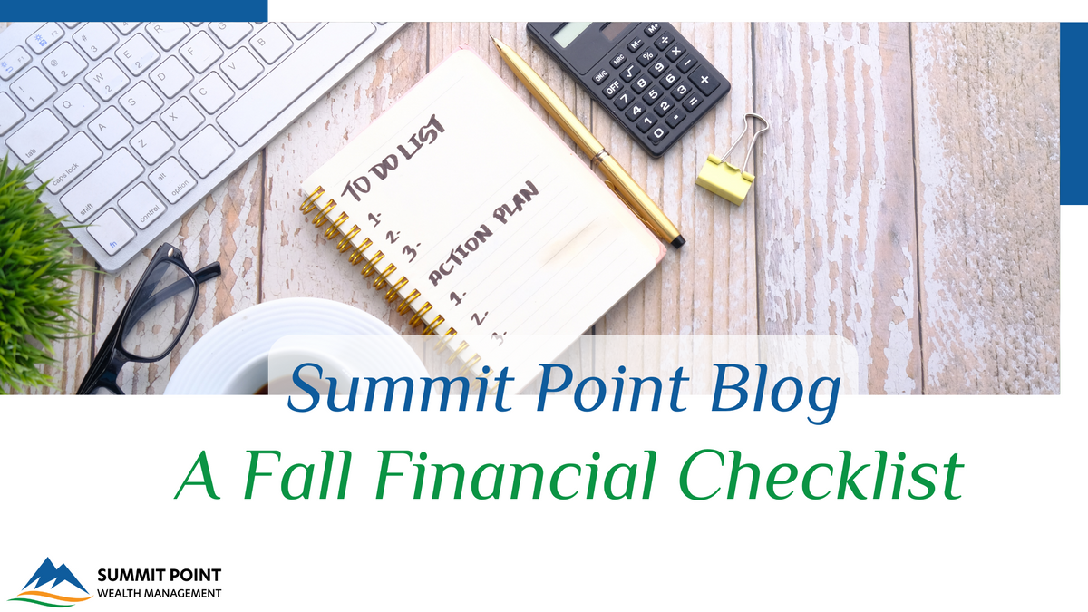 A Fall Financial Checklist