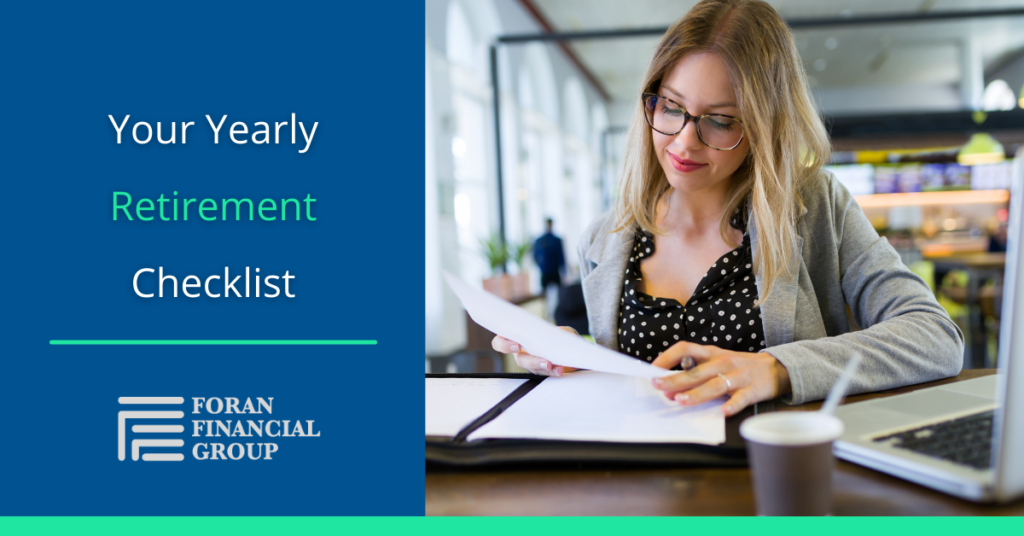 A Yearly Retirement Checklist