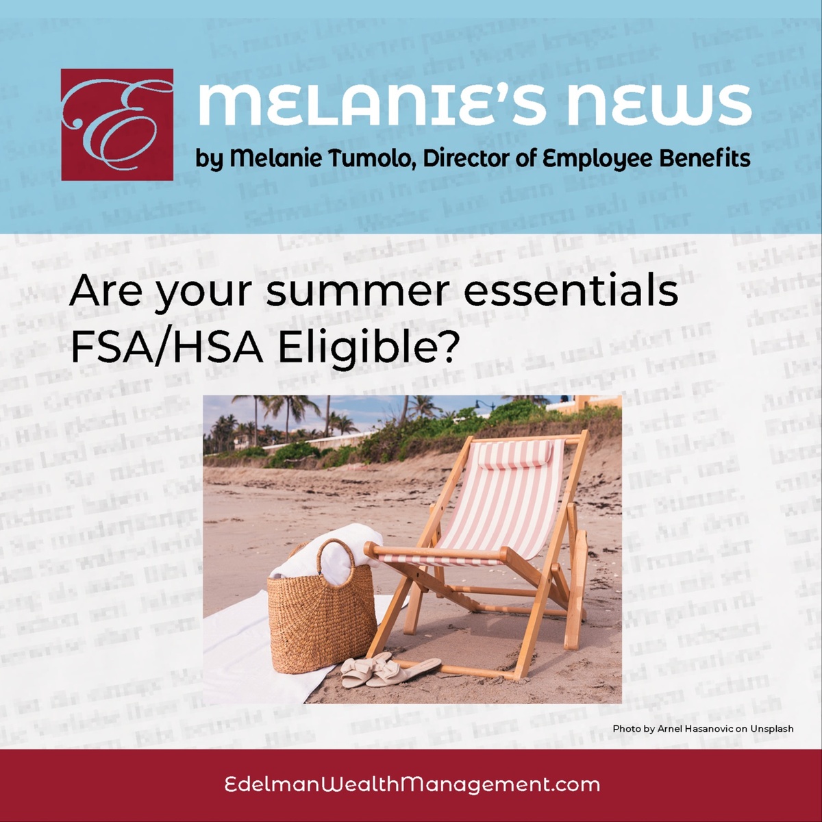 Are your summer essentials FSA/HSA Eligible?