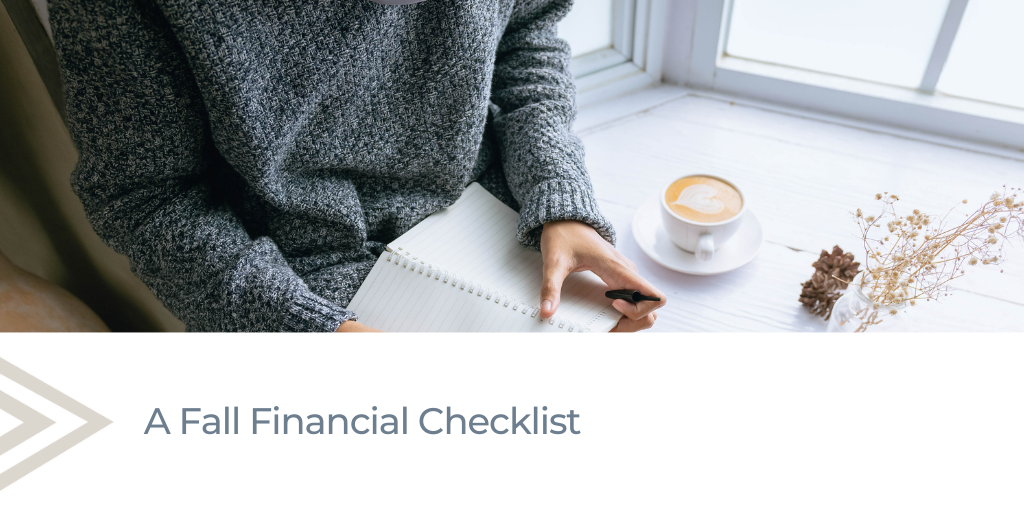 A Fall Financial Checklist