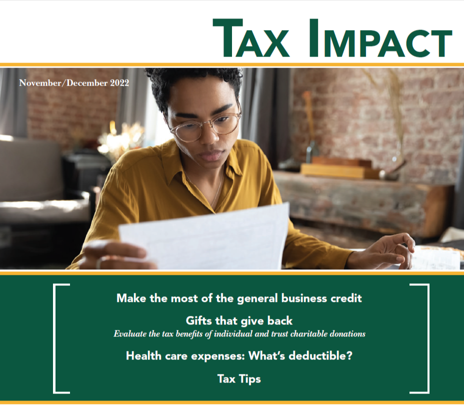 November / December Tax Impact