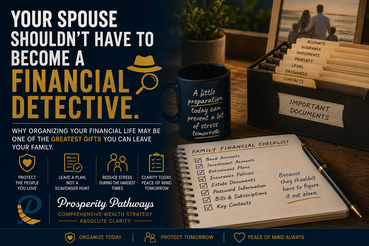 Your Spouse Shouldn't Have to Become a Financial Detective
