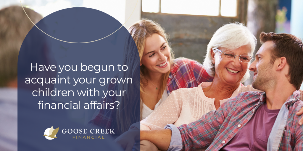 Acquaint Grown Children with Your Financial Affairs