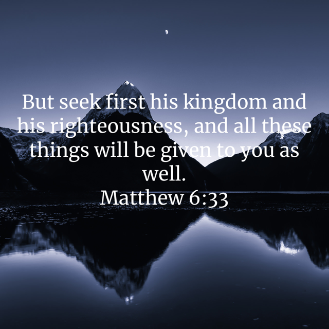 Matthew 6:33 | Gant Insurance Agency