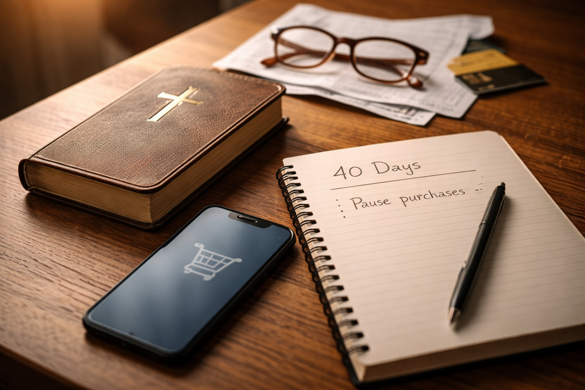 What If You Gave Up Impulse Spending This Lent?  Forty Days of Seeing Clearly