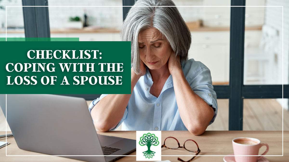 Coping with the Loss of a Spouse Checklist