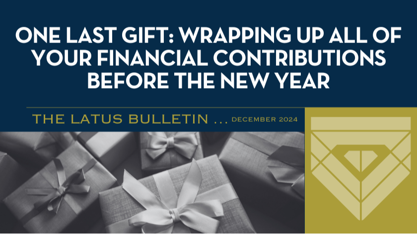 One Last Gift: Wrapping Up All of Your Financial Contributions Before the New Year