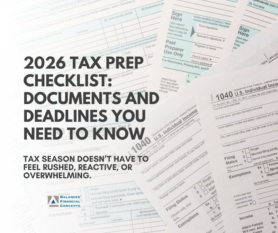 2026 Tax Prep Checklist: Documents and Deadlines You Need to Know