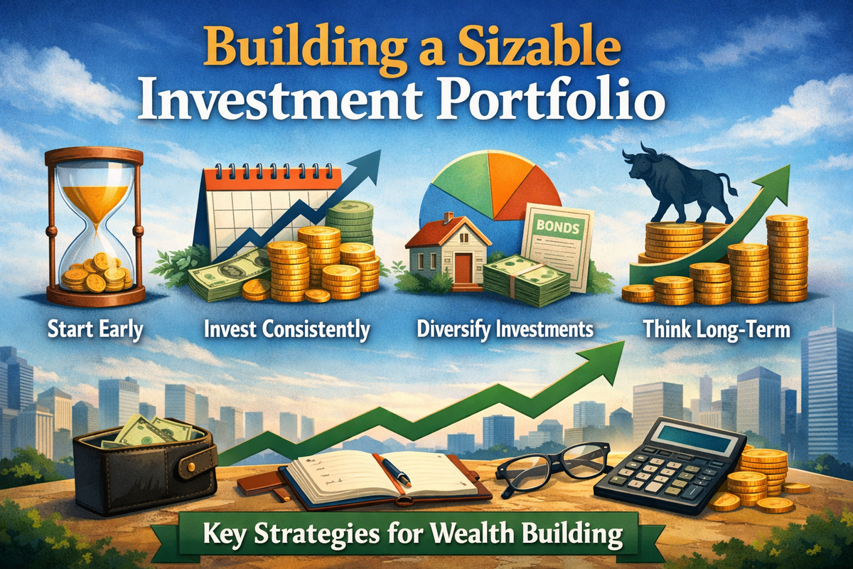 Key Things to Focus on to Build a Sizable Investment Portfolio
