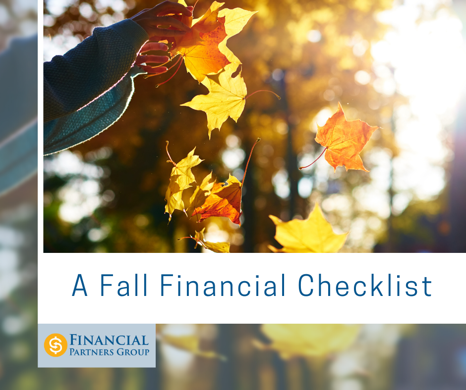 A Fall Financial Checklist | Joel Magruder I.