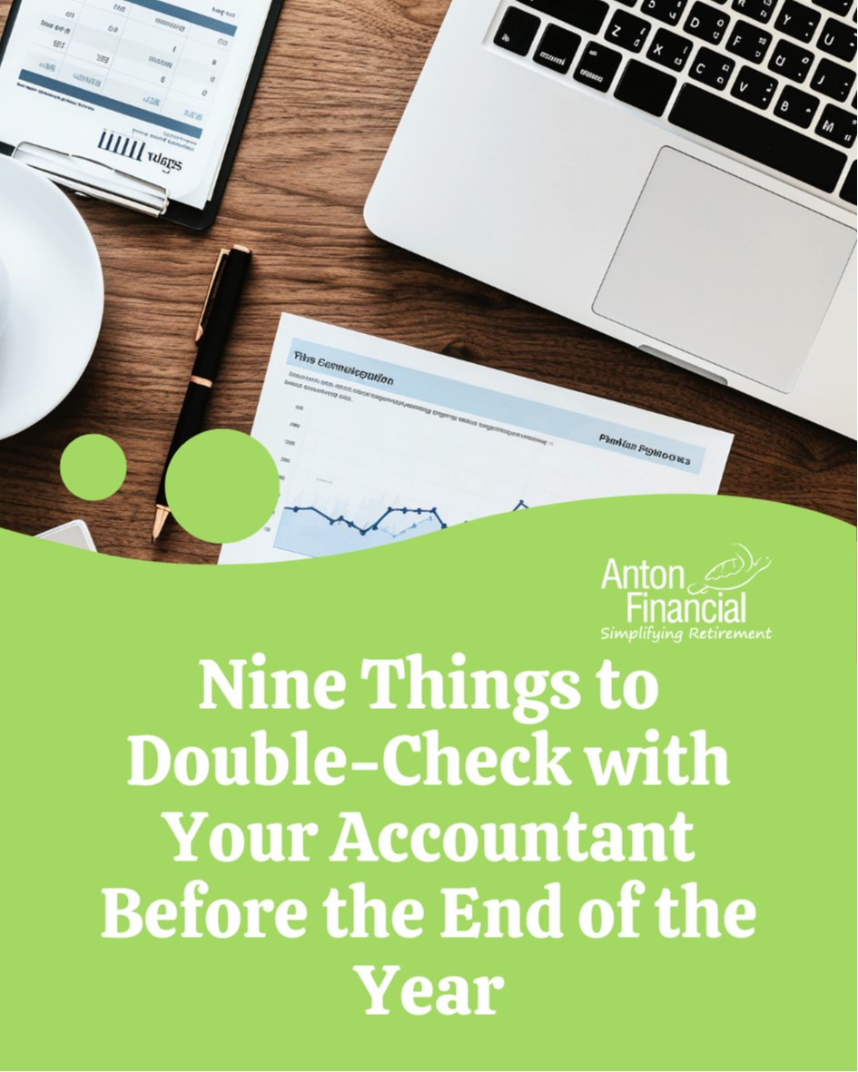 Nine Things to Double-Check with Your Accountant Before the End of the Year