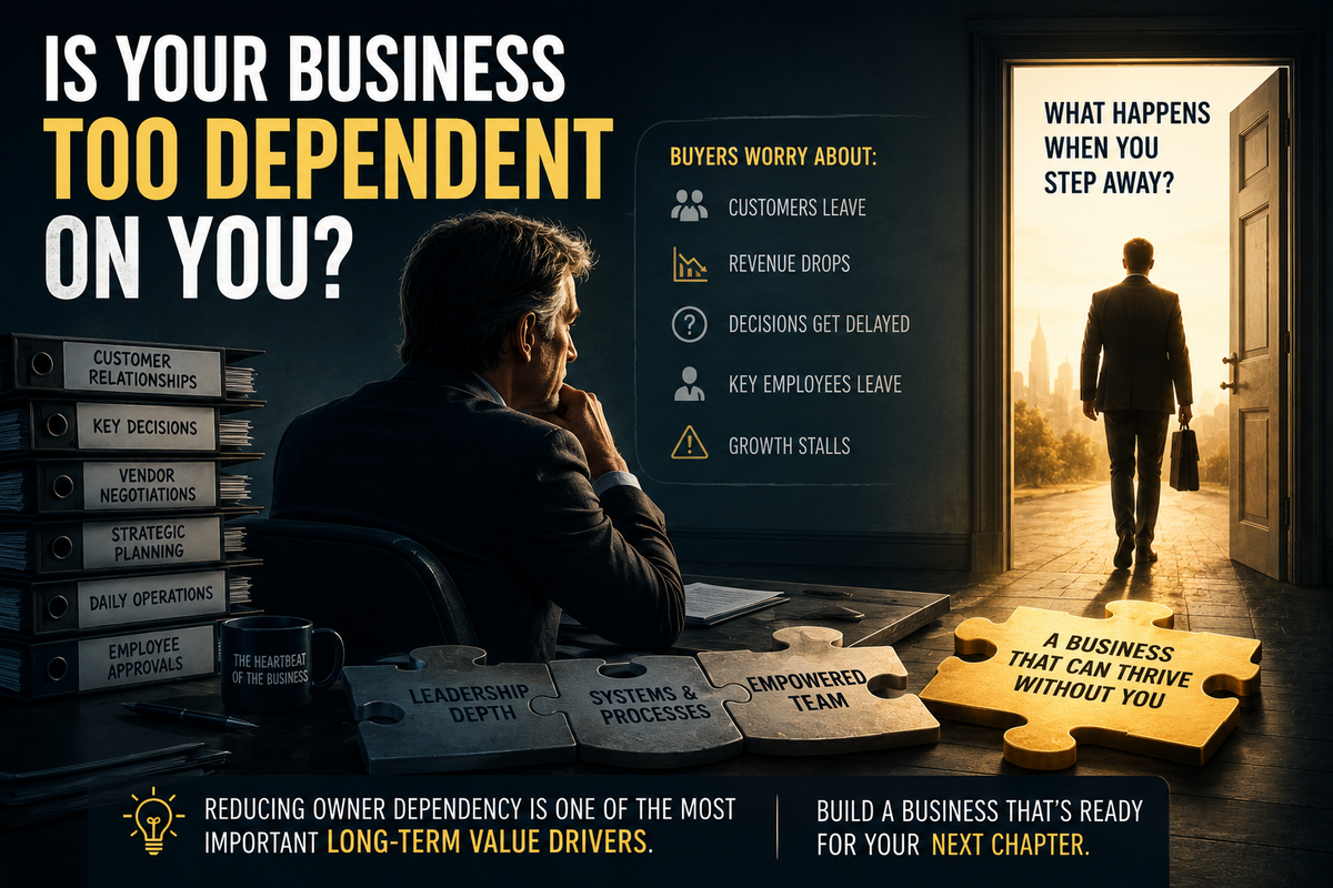 Why Many Business Owners Are Too Dependent on Themselves (and How to Reduce the Risk)