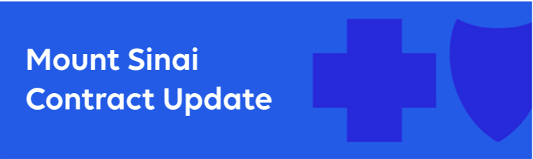 Update on Anthem NY and Mount Sinai: In-Network Access Is Being Restored