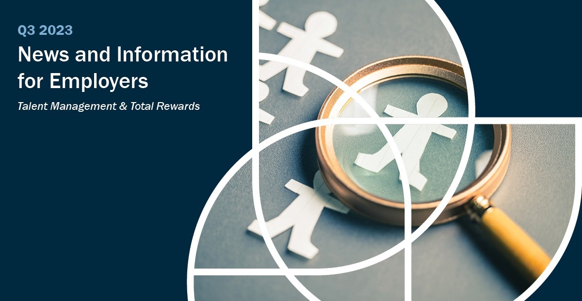 Plan Sponsor Newsletter: Talent Management and Total Rewards Edition