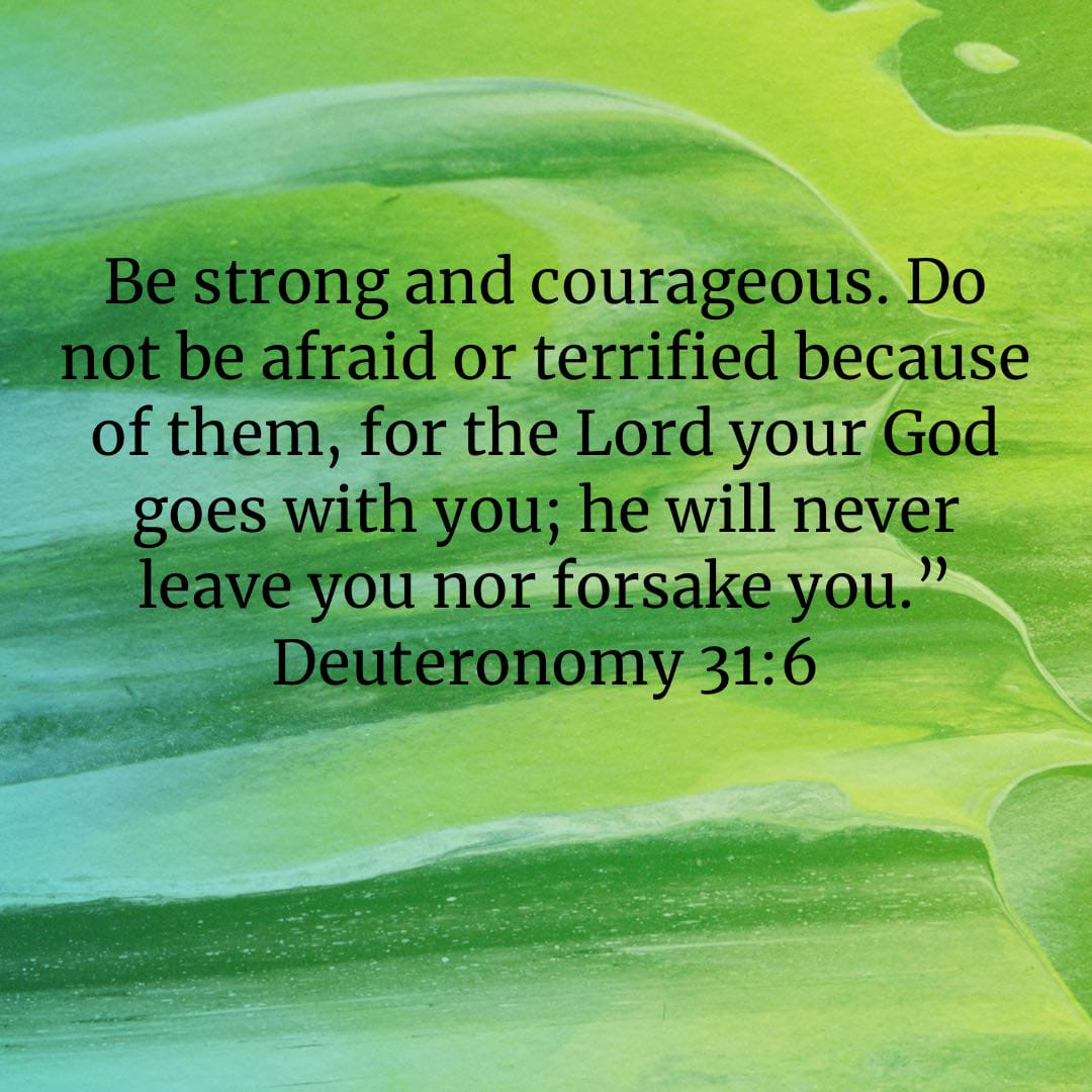 Deuteronomy 31:6