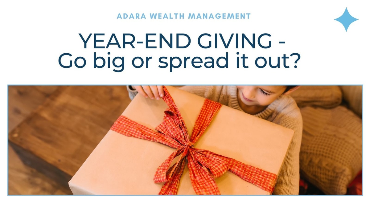 Year-End Charitable Giving