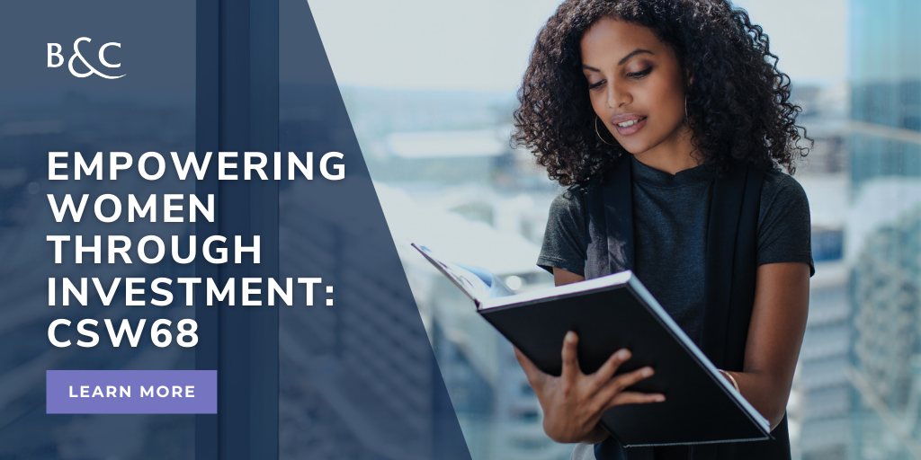 Empowering Women Through Investment: CSW68
