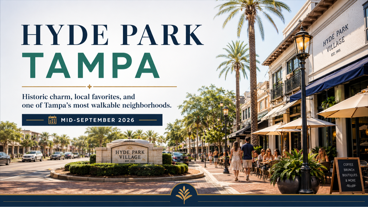 Hyde Park Tampa: Historic Charm, Modern Energy, and One of the City’s Most Iconic Neighborhoods