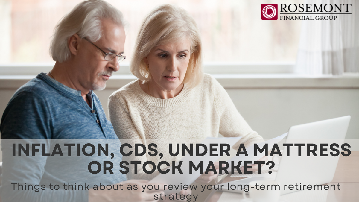 Inflation, CDs, Under a Mattress or Stock Market?