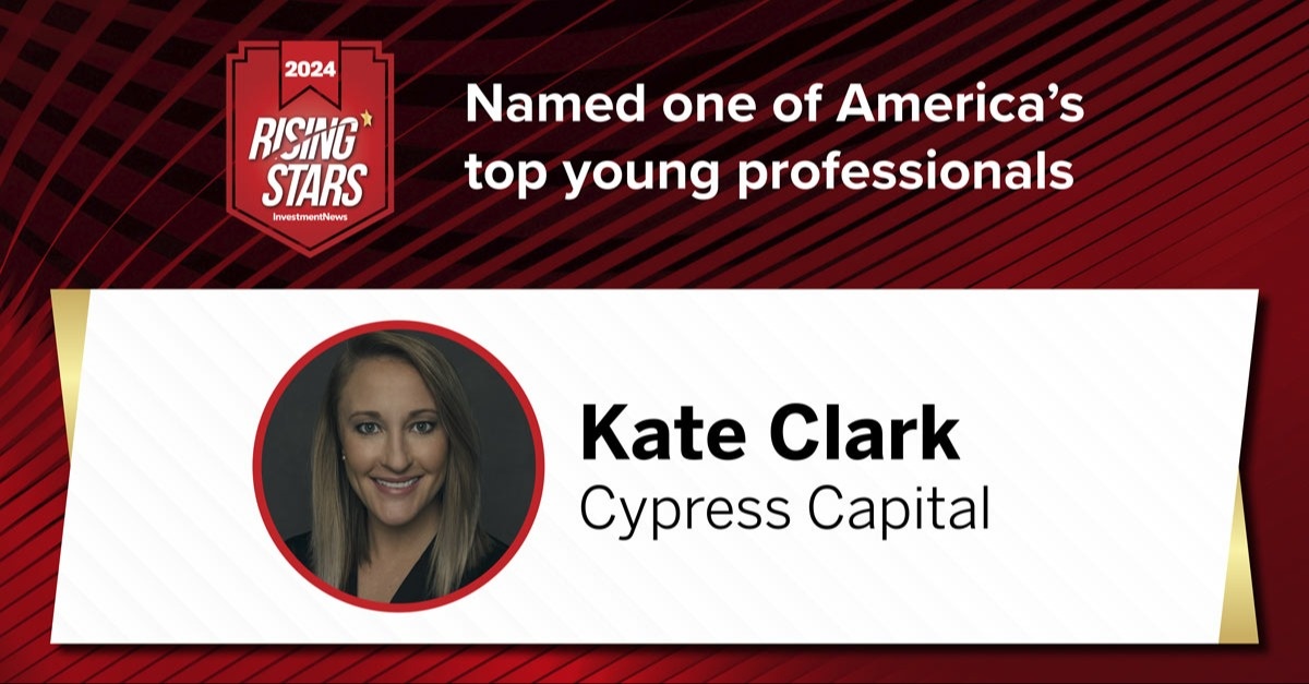 Kate Clark Earns Prestigious Recognition in the 2024 InvestmentNews Rising Stars