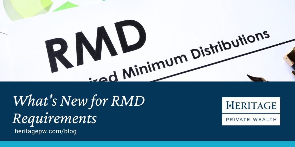 What’s New for RMD Requirements