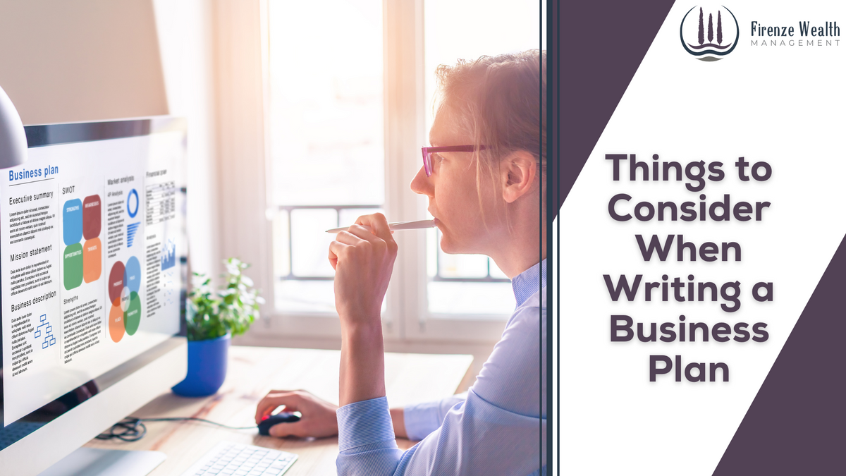 Things to Consider When Writing a Business Plan
