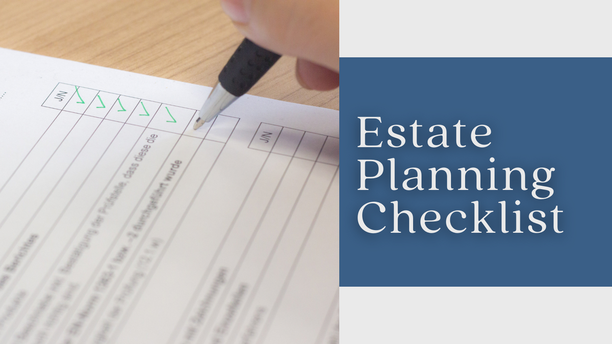 Estate Planning Checklist