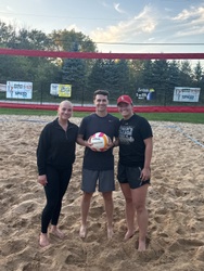 Sand Volleyball & a Little Friendly Competition