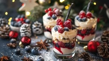 The Pefect Holiday Center Piece: A Berry Christmas Trifle