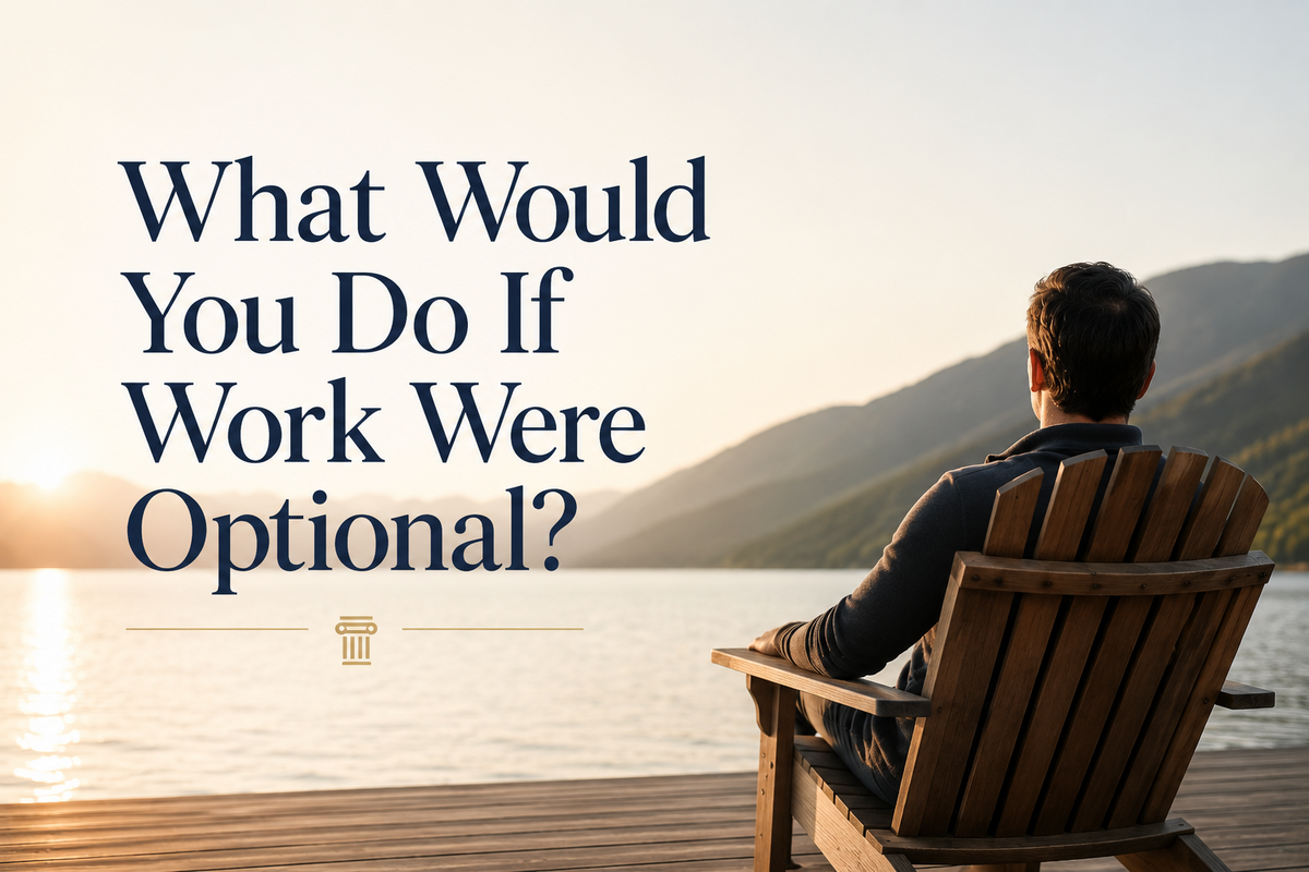 What Would You Do if Work Were Optional?