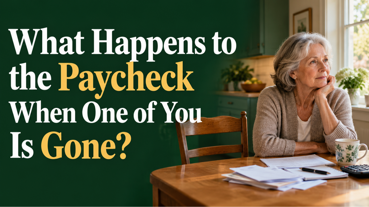 What Happens to the Paycheck When One of You Is Gone?