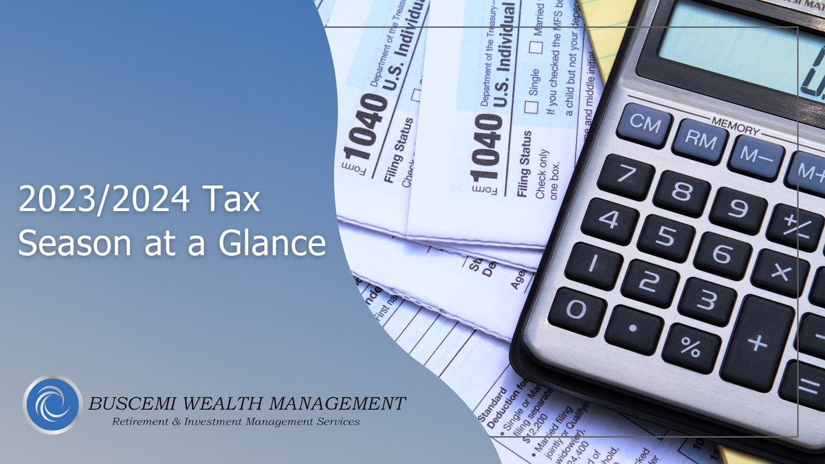 2023 2024 Tax Season at a Glance