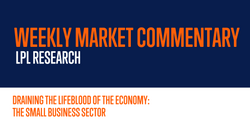 Weekly Market Commentary:  Draining the Lifeblood of the Economy: The Small Business Sector