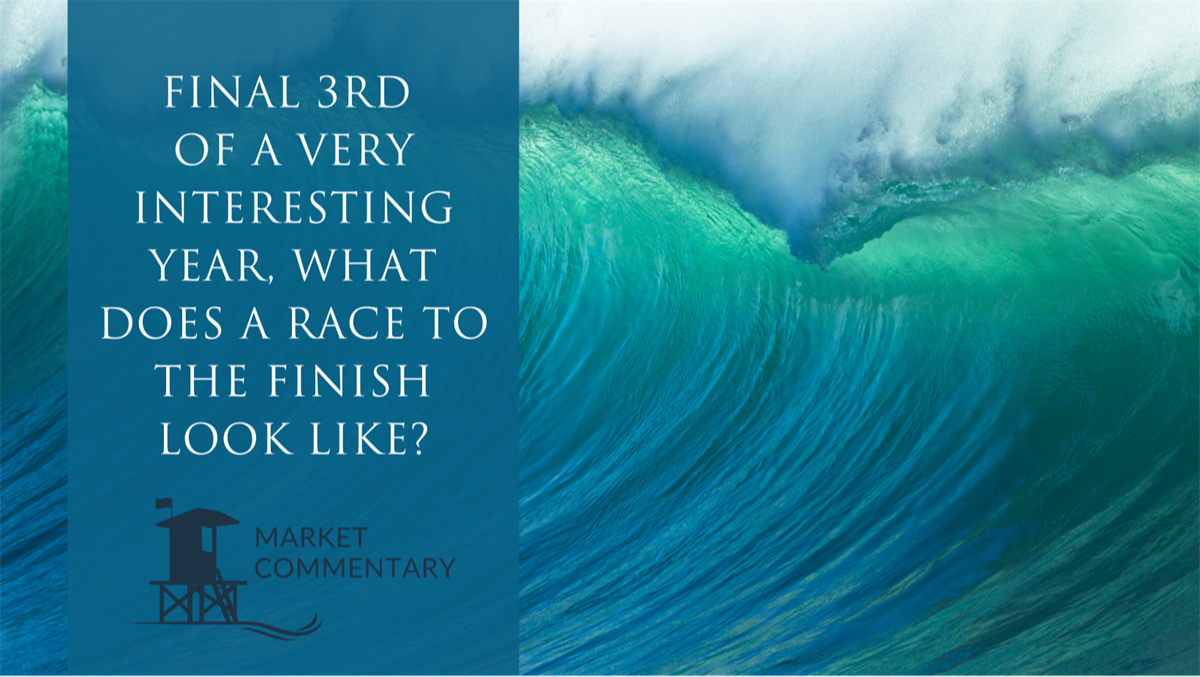 Final 3rd of a Very Interesting Year, What Does a Race to the Finish Look Like?
