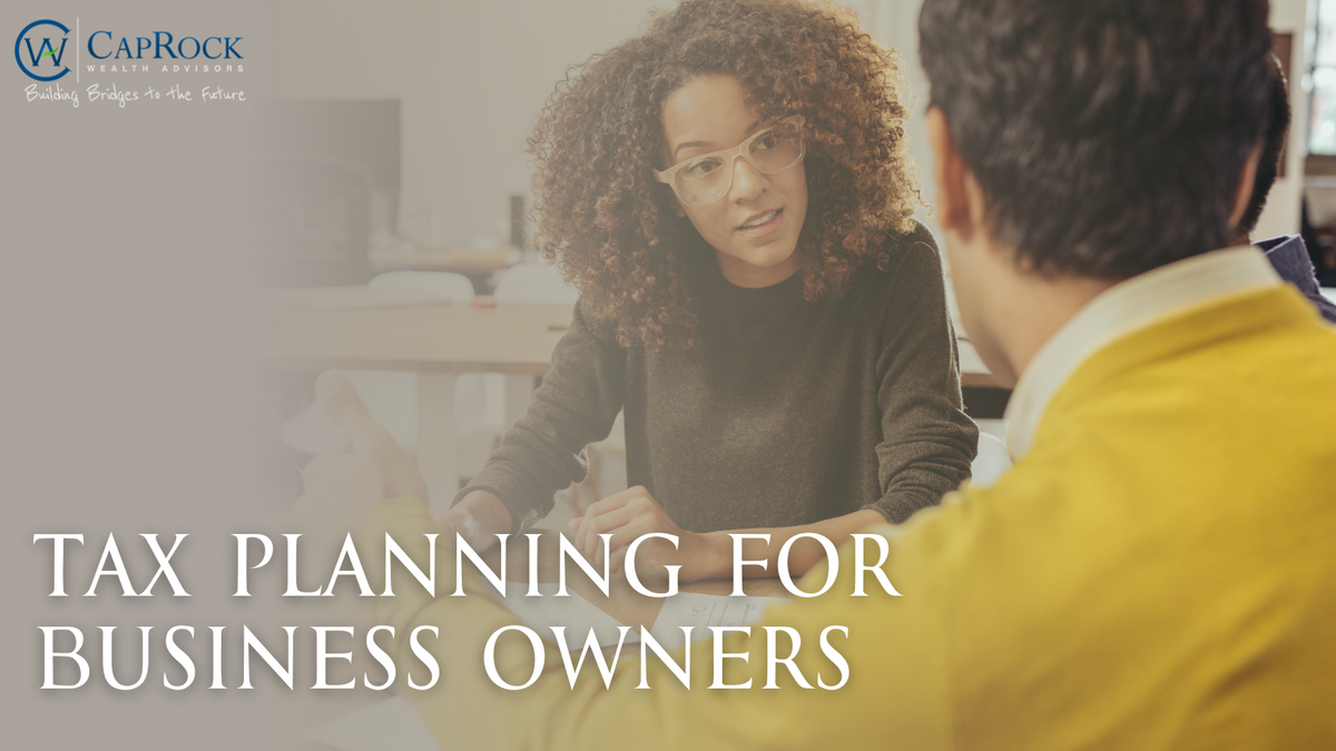 Tax Planning for Business Owners