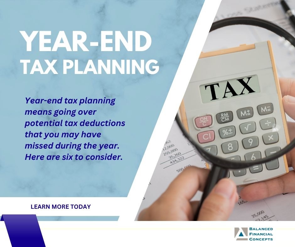 Year End Tax Planning Tips