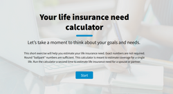 Your life insurance need calculator