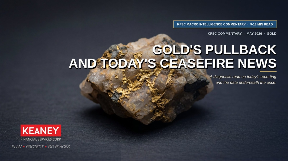 Gold's Pullback back and Today's Ceasefire News